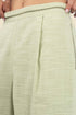 Embroidered wide leg pants in cotton with pockets